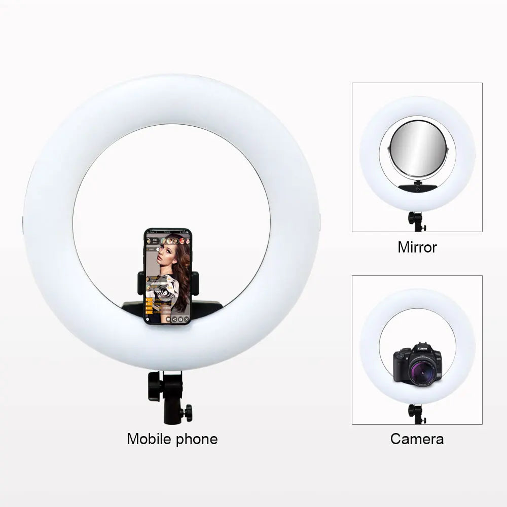 Yidoblo FD-480II 12"/18" Bi-Color LED Ring Light
