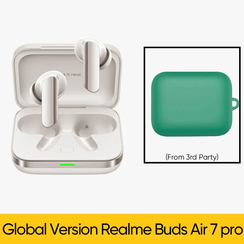 Global Version realme Buds Air 7 Pro 53dB Active Noise Cancelling True Wireless Earphone 48Hour Battery Bluetooth 5.4 Headphone
