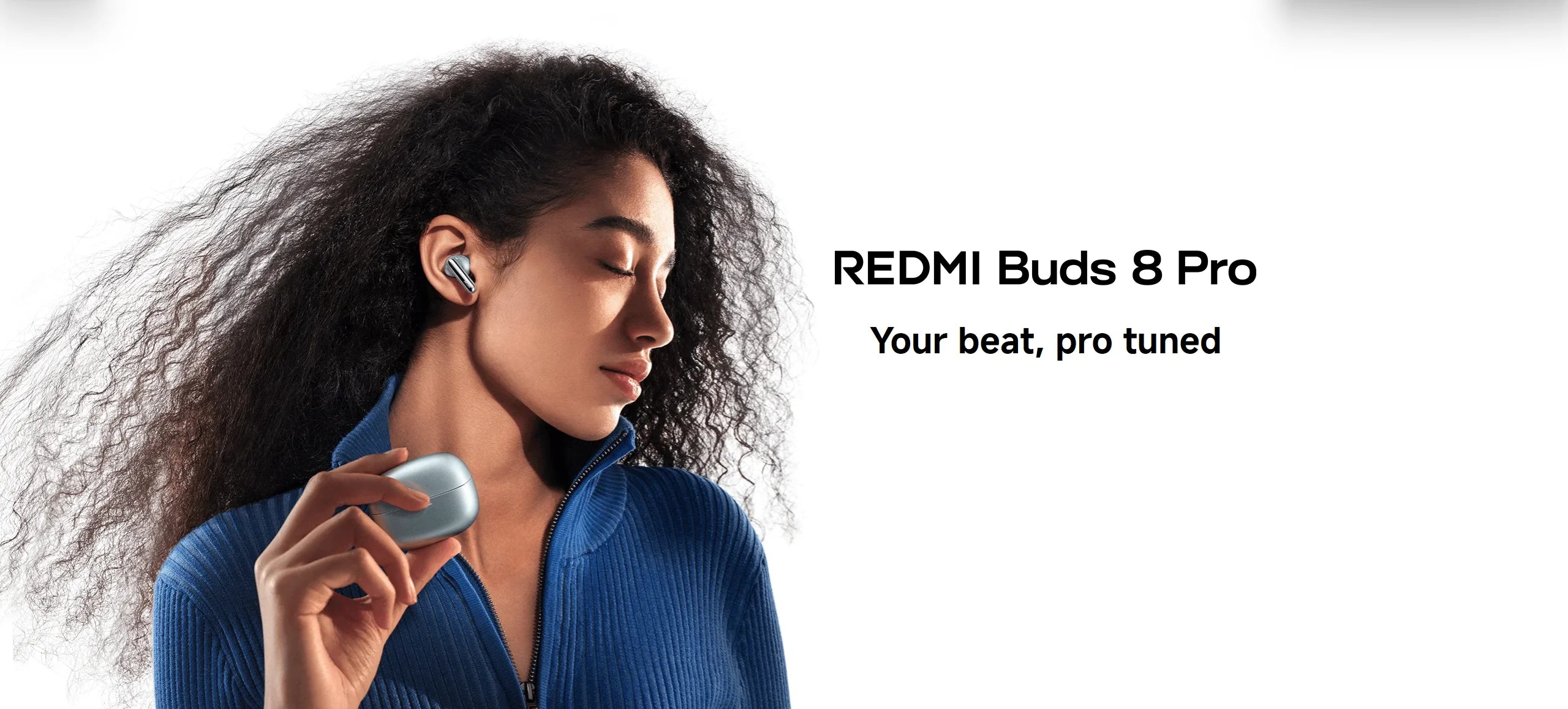 Xiaomi Redmi Buds 8 pro TWS Bluetooth 5.4 Earphones with 3MIC AI 55dB ANC 35H Battery Dual Connection Earbuds for Mobile Phone
