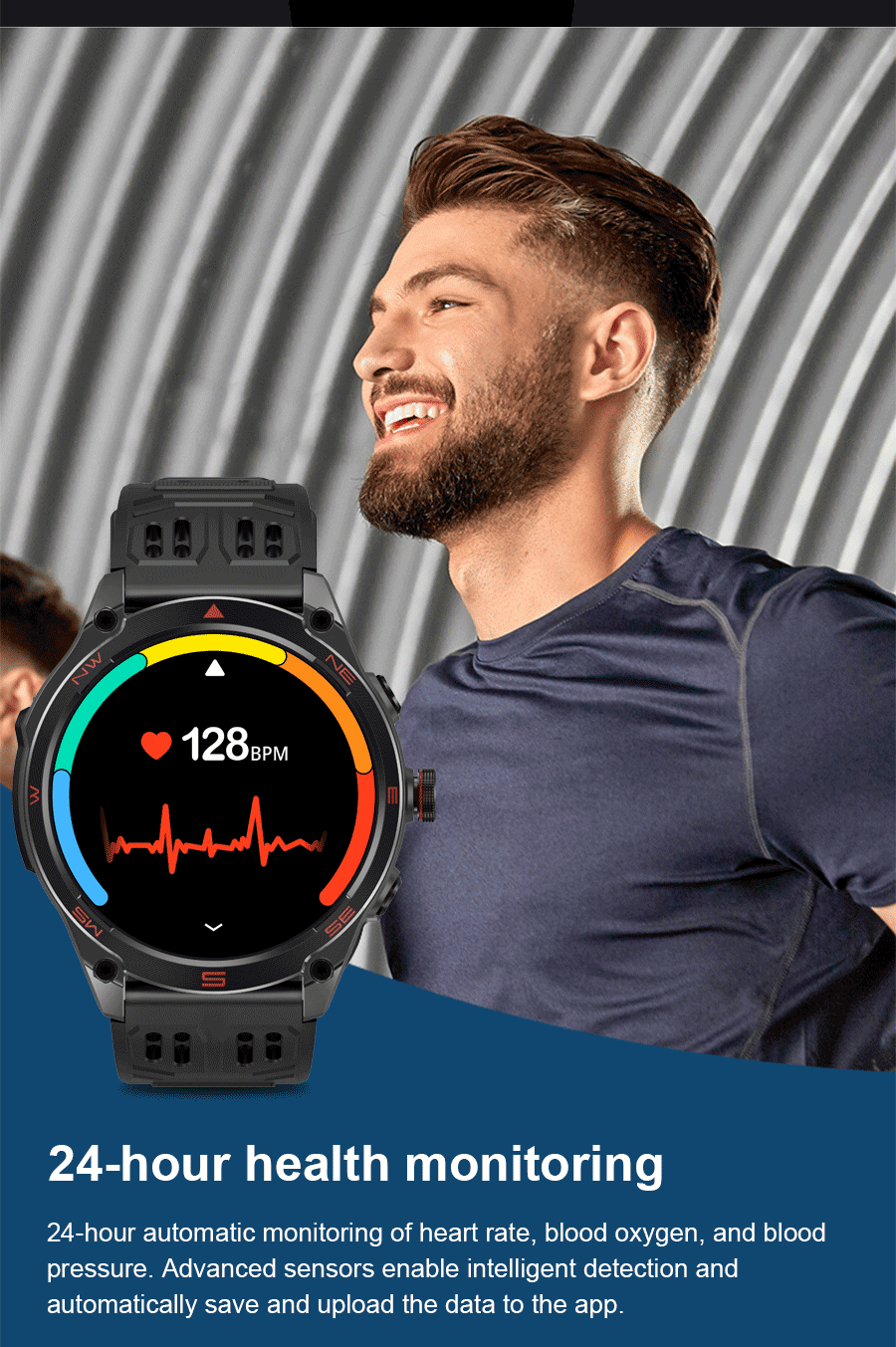 2026 Ultra New Built in GPS Compass Smart Watch 1000mAh Battery 10ATM Waterproof Sports tracker Outdoors Military Smartwatches
