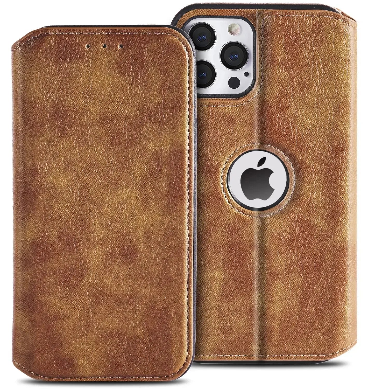 WeFor PU Leather Wallet Case for iPhone 11–16