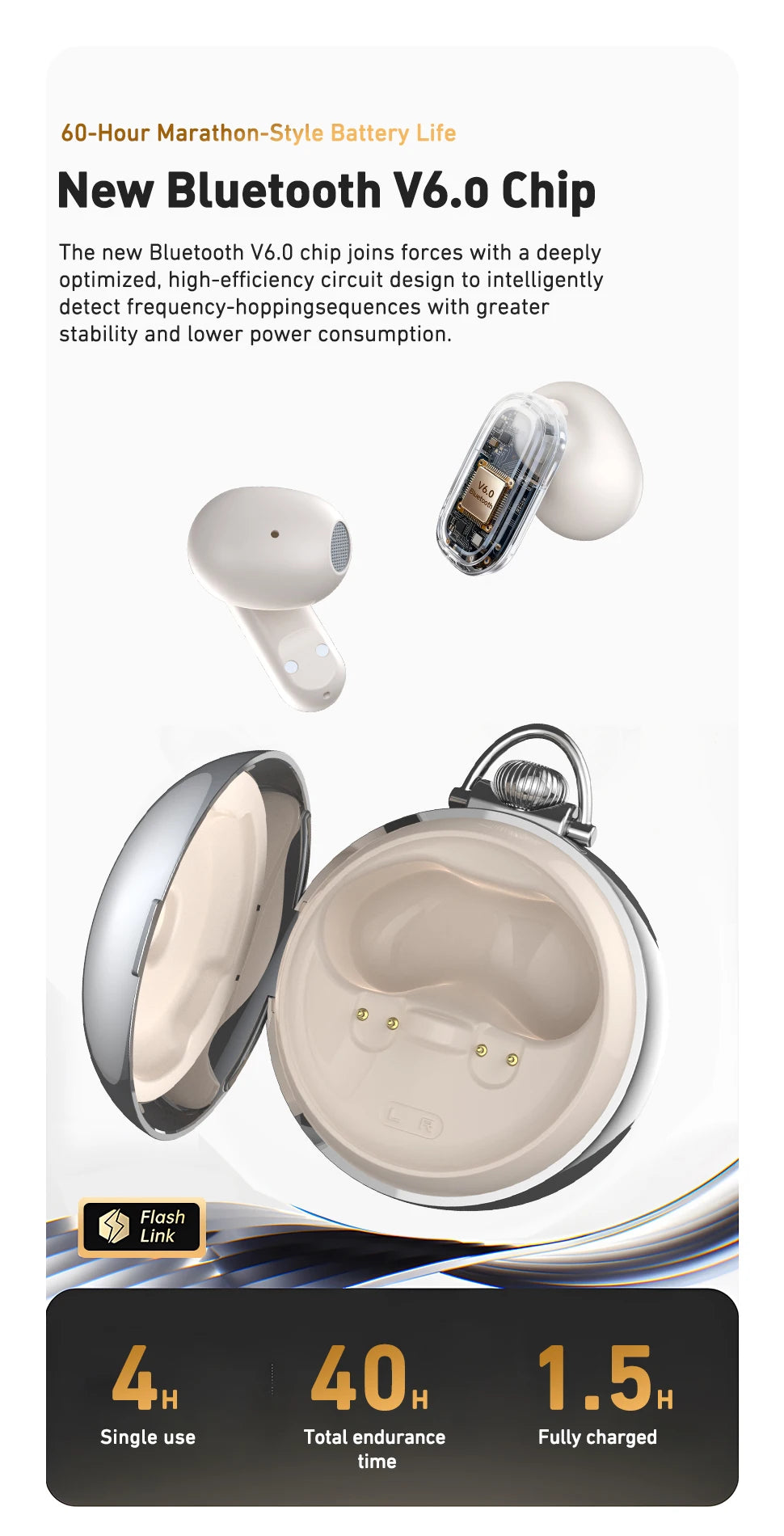 Ai Translation Smart Assistant HTC NE71 Wireless Bluetooth Earphones Headphones Full HD LCD Display Headset Music Sports Earbuds
