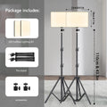 LED Video Conference Lighting Selfie Light with Tripod for Photo Studio Shooting Live Streaming TikTok Zoom Eye-catching Bi-Color Photo Studio Lamp