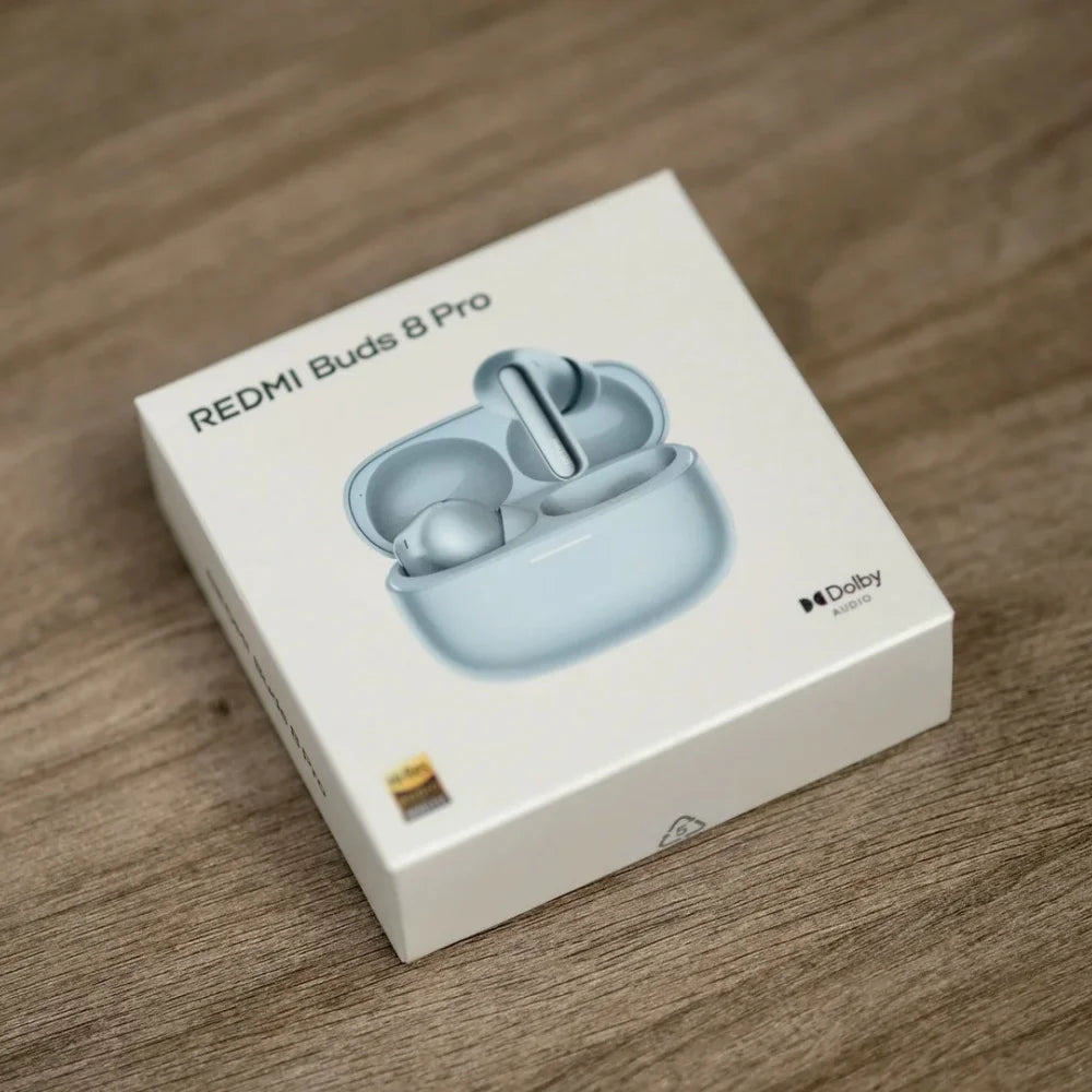 New Xiaomi Redmi Buds 8 Pro Global Version TWS Earphone 55dB Active Noise Cancellation 3 MIC AI Clear Call Dolby Audio Earbuds