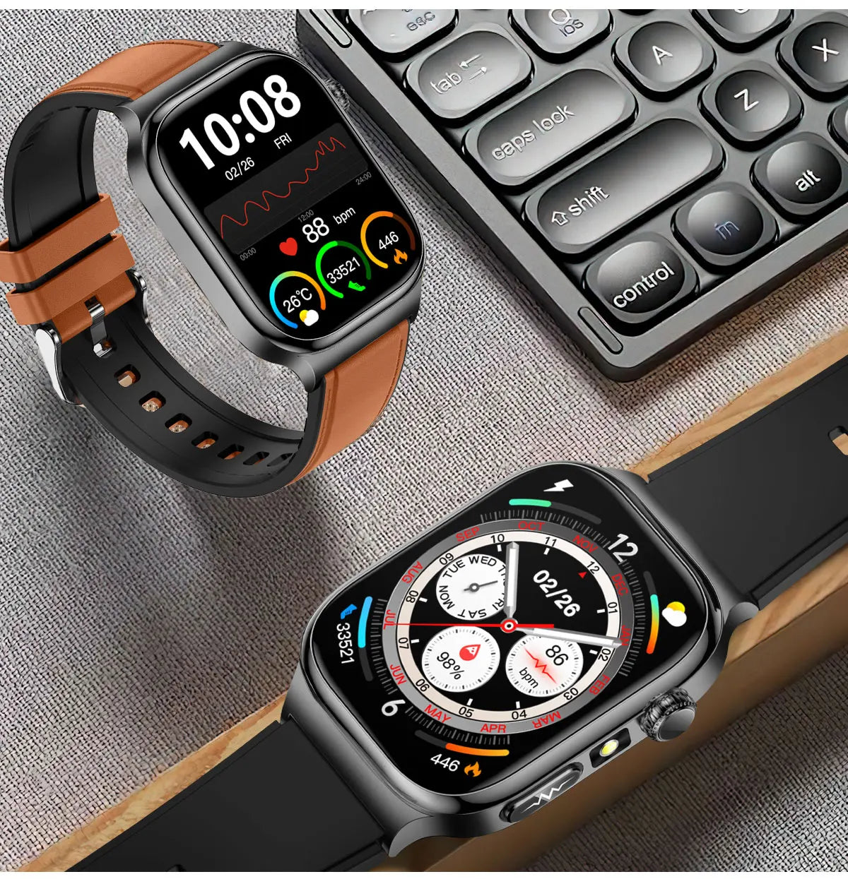 2026New Smart Watch Men Women AI Human Health diagnosis ECG+HRV Blood Pressure Uric acid Blood lipid Bluetooth Call Smartwatch