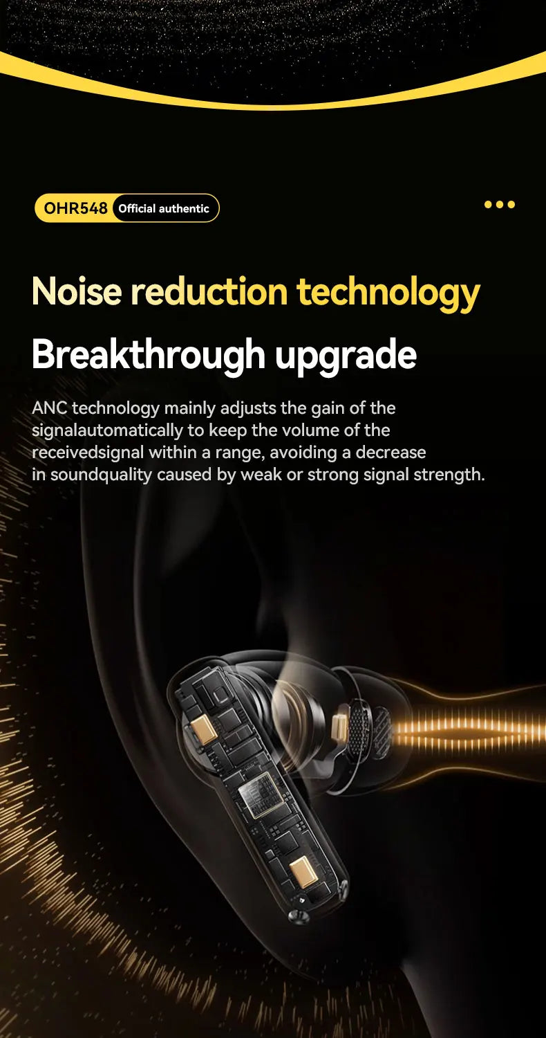 Acer Ohr548 Wireless Bluetooth Headphones with In-Ear Design, Anc Call Noise Reduction, Charging Case, Stereo Sound Effect, Low Latency for Gaming, Comfortable Fit for Sports, Running, and Fitness
