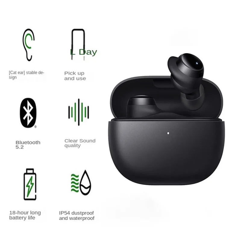 Xiaomi Redmi Buds 3 Lite Wireless Bluetooth Headphones 5.2 Bluetooth Headphones Sports Headphones in-Ear Headphones