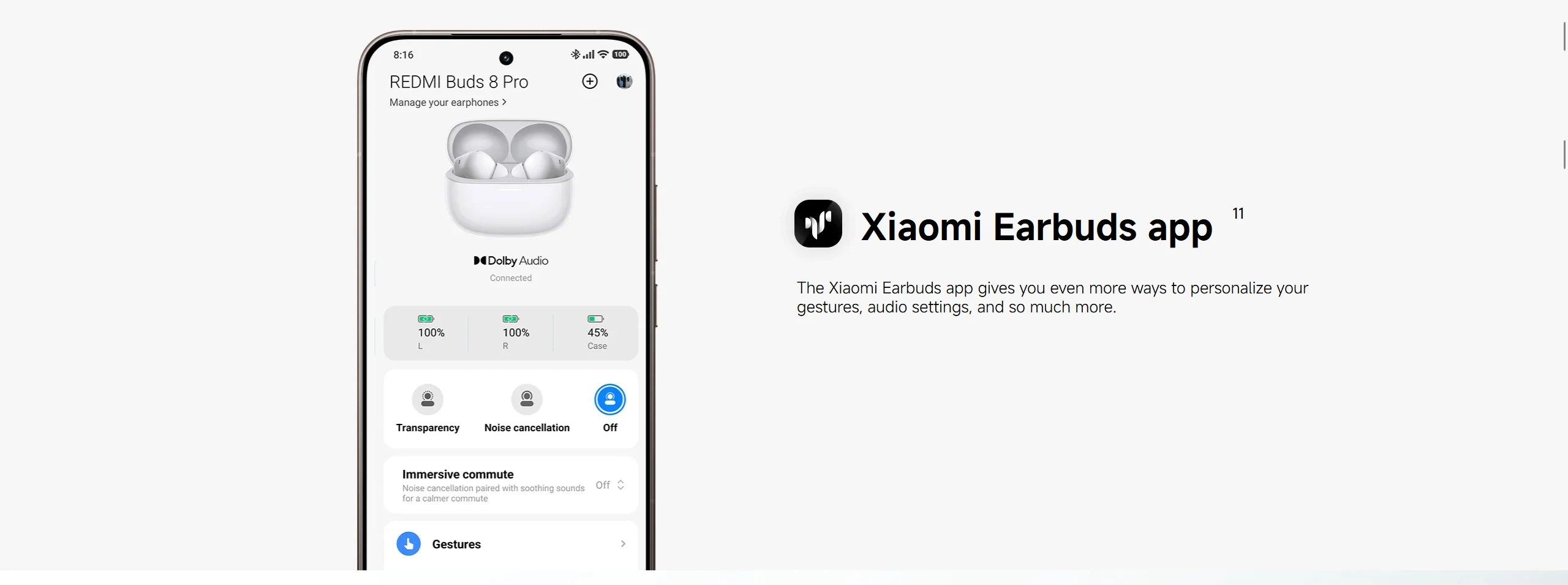 New Xiaomi Redmi Buds 8 Pro Global Version TWS Earphone Buletooth 5.4 AI Clear Call 3 MIC 55dB Active Noise Cancellation Earbuds