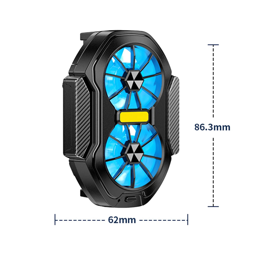 Dual-Fan Mobile Phone Game Cooler (FS01)