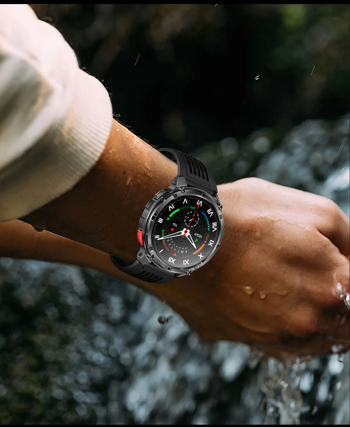 2026 New T-Rex3 Pro GPS Tracker 1100mAh Smartwatch Men 120-Day Standby Clock Rugged Outdoor Sport 10ATM Waterproof Call Watches