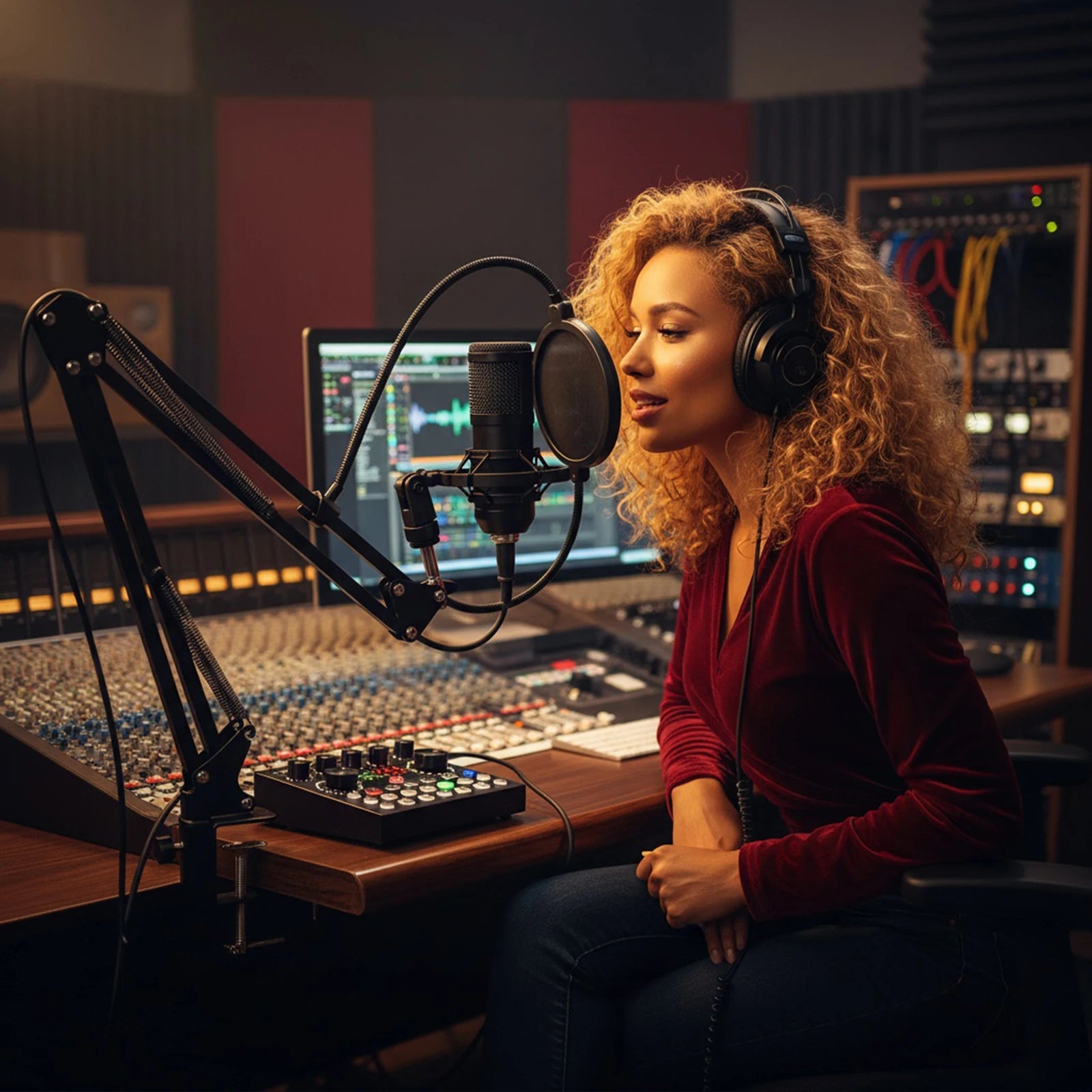 Podcast Equipment Bundle with BM800 Microphone And V8 Sound Card - Complete Recording Kit for Podcasting Streaming Gaming & Music Production