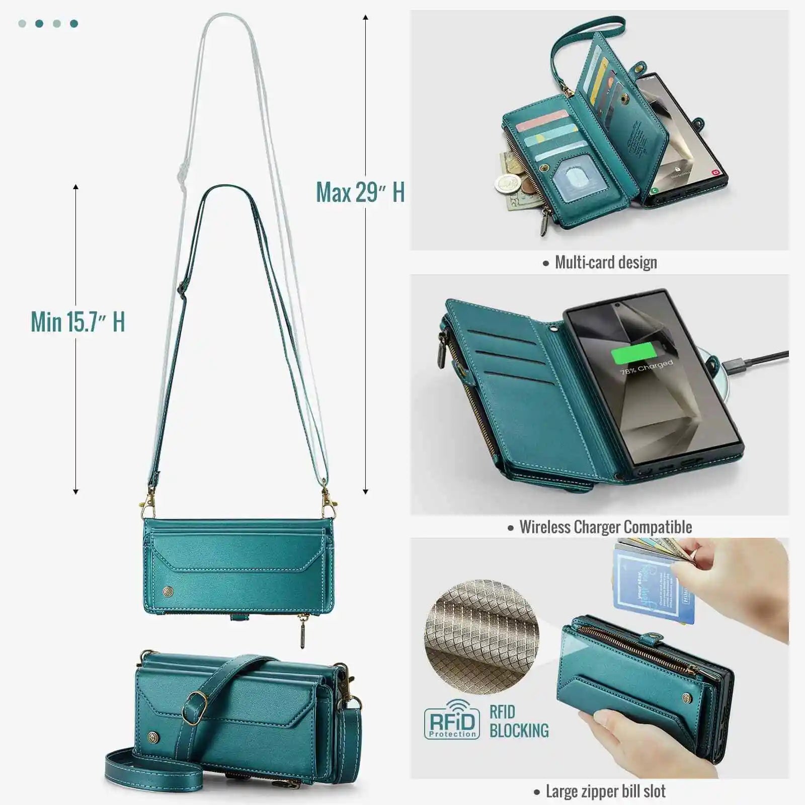 Crossbody case for Samsung Galaxy S24 S23 Ultra S22 S21 S20