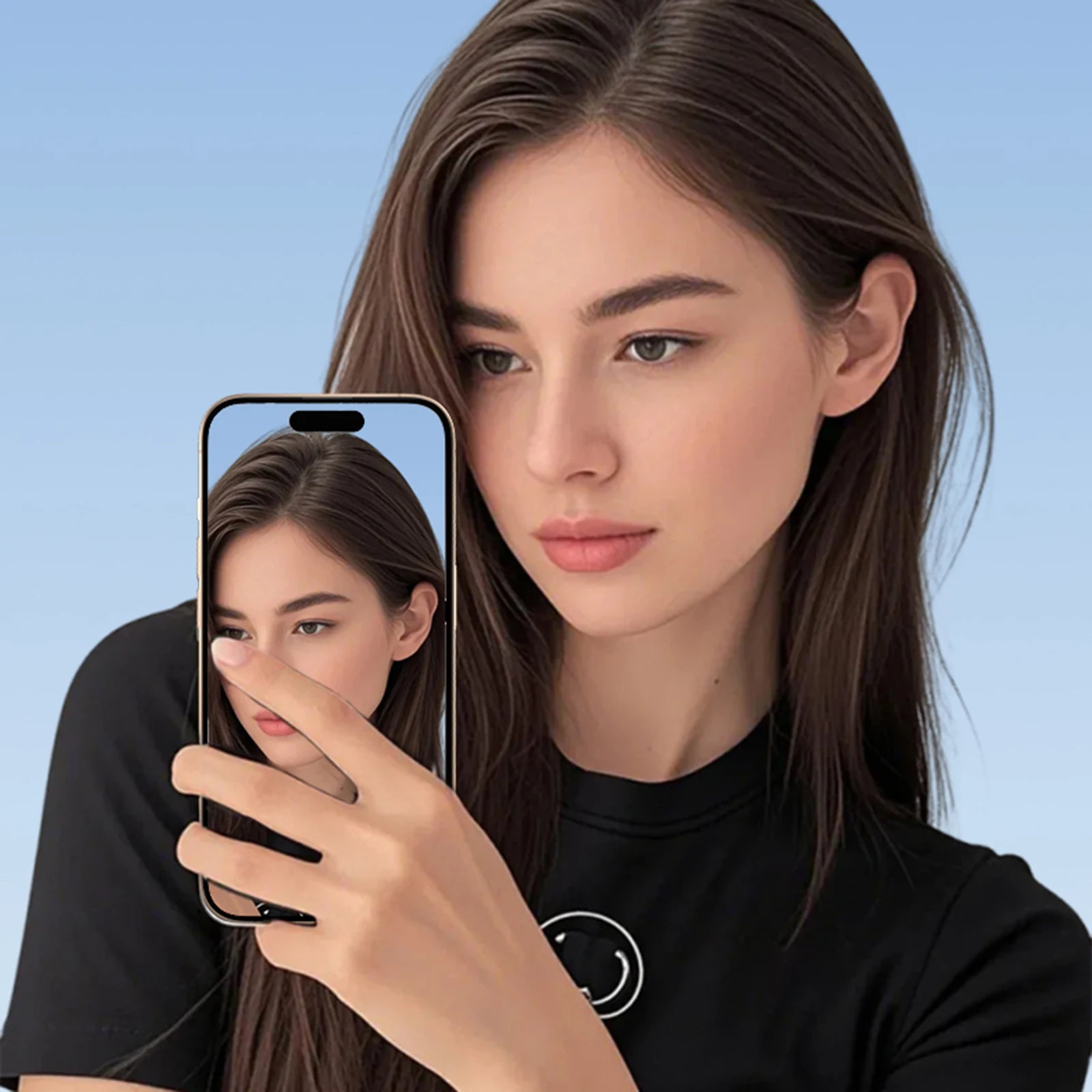 Magnetic Smartphone Monitor Screen – Rear Camera Vlog & Selfie Display for Live Streaming & Video Recording (Android & iPhone)