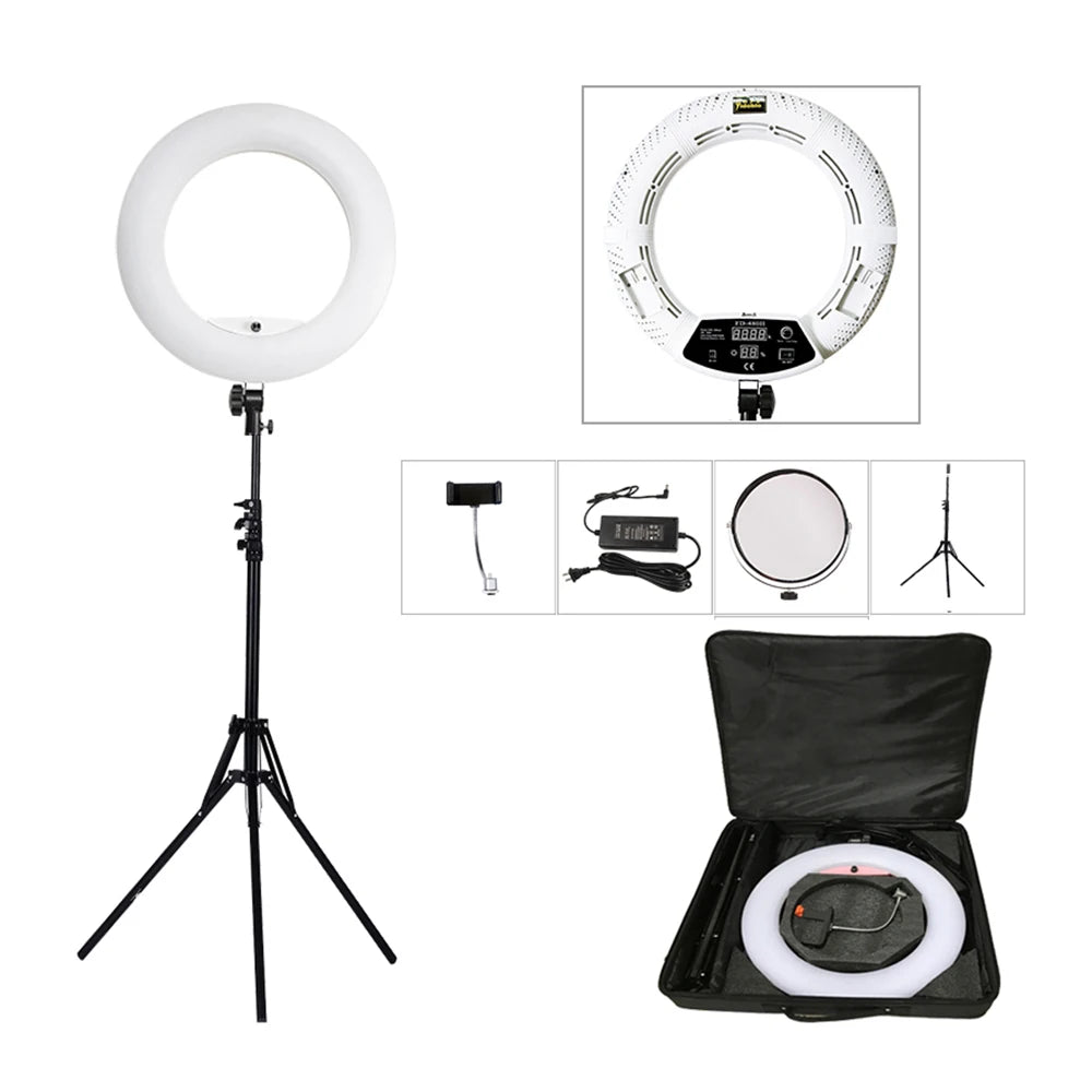 Yidoblo FD-480II 12"/18" Bi-Color LED Ring Light