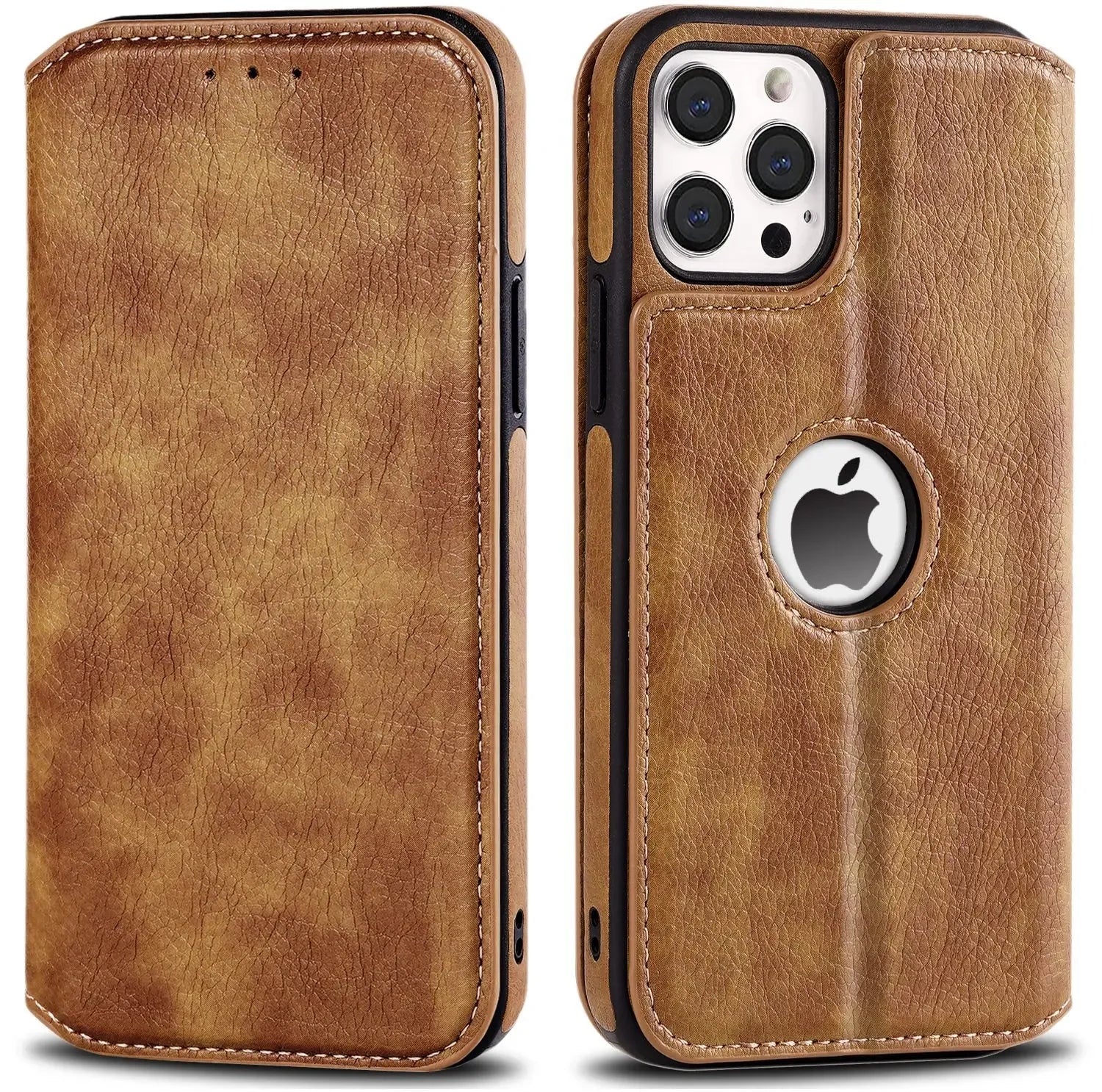 WeFor PU Leather Wallet Case for iPhone 11–16