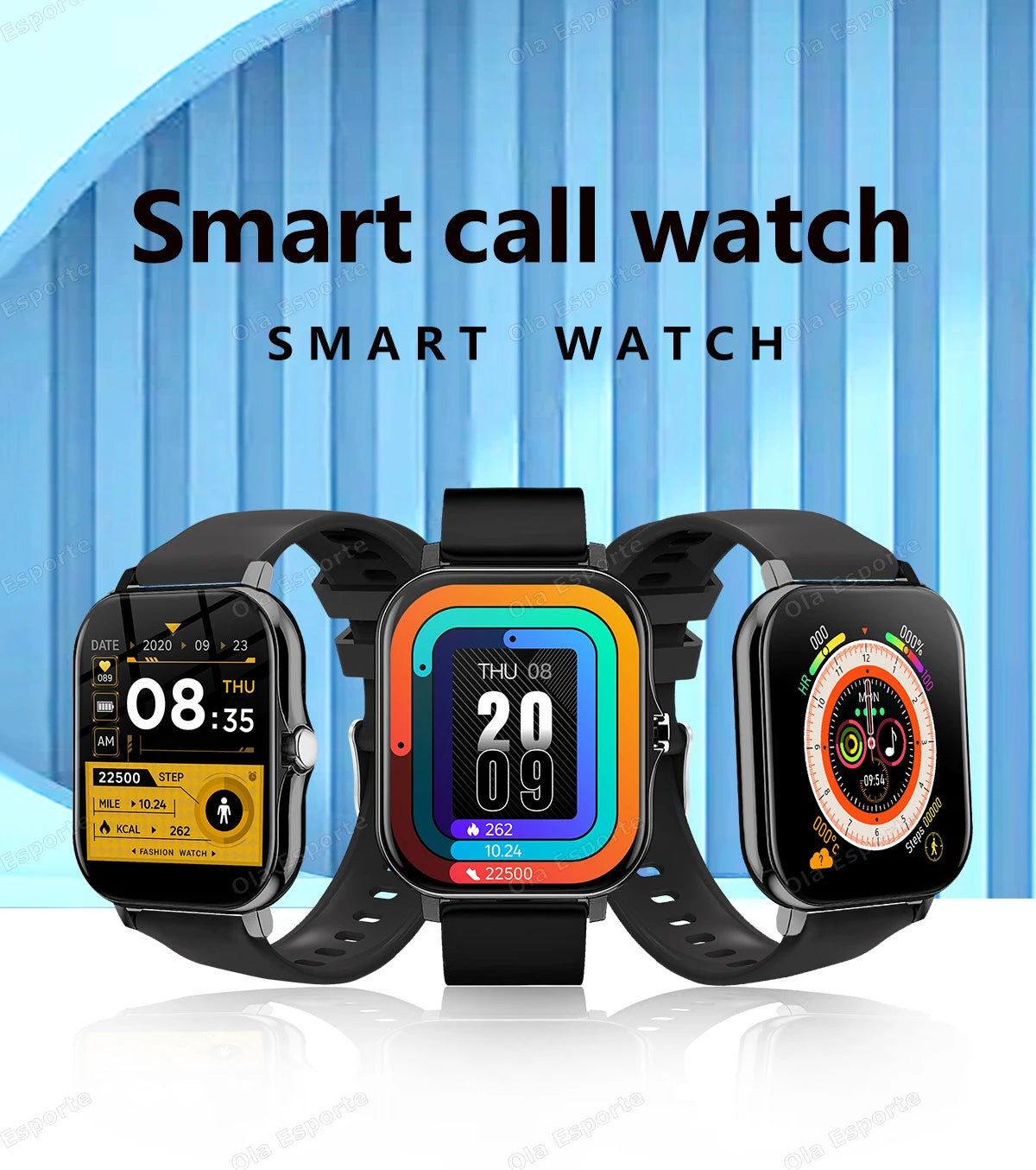 20226 New 1.83-inch Smartwatch Call Notifications Sleep Monitoring Activity Tracking Smart Watch Compatible with Android and iOS