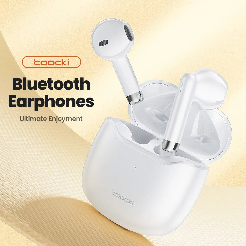 Toocki Wireless Bluetooth Headphones Bluetooth 5.3 TWS Earphones IPX4 Waterproof Mini Earbuds For Xiaomi Huawei Redmi All Phone