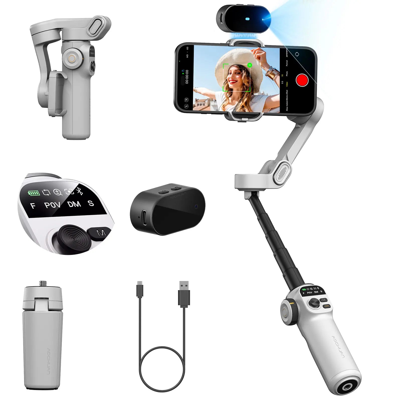AOCHUAN Smart X2 3-Axis Handheld Smartphone Gimbal