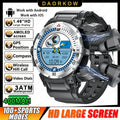 New 3 in 1 Smart Watch for Men With TWS Headset Rugged Military Bluetooth Call Fitness Tracker IP67 Waterproof for Android iOS