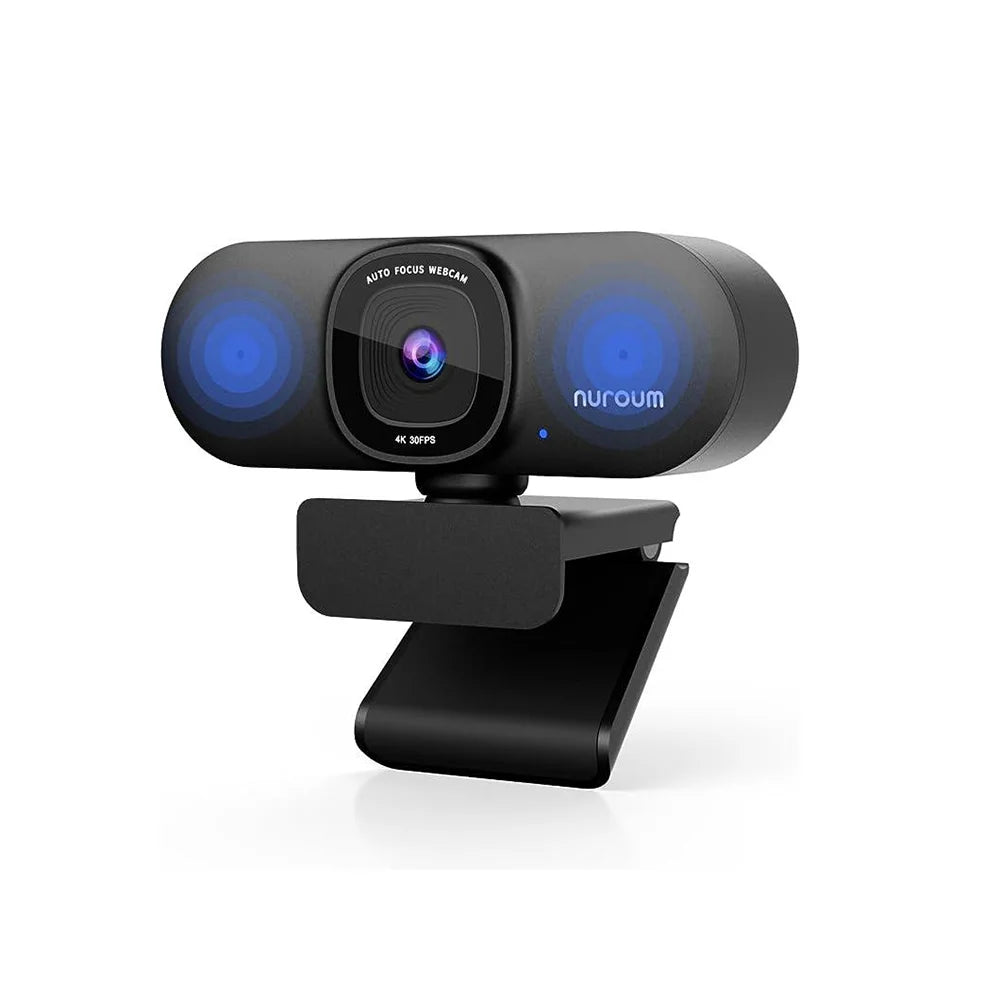 Nuroum 4K USB Webcam with Dual Microphones
