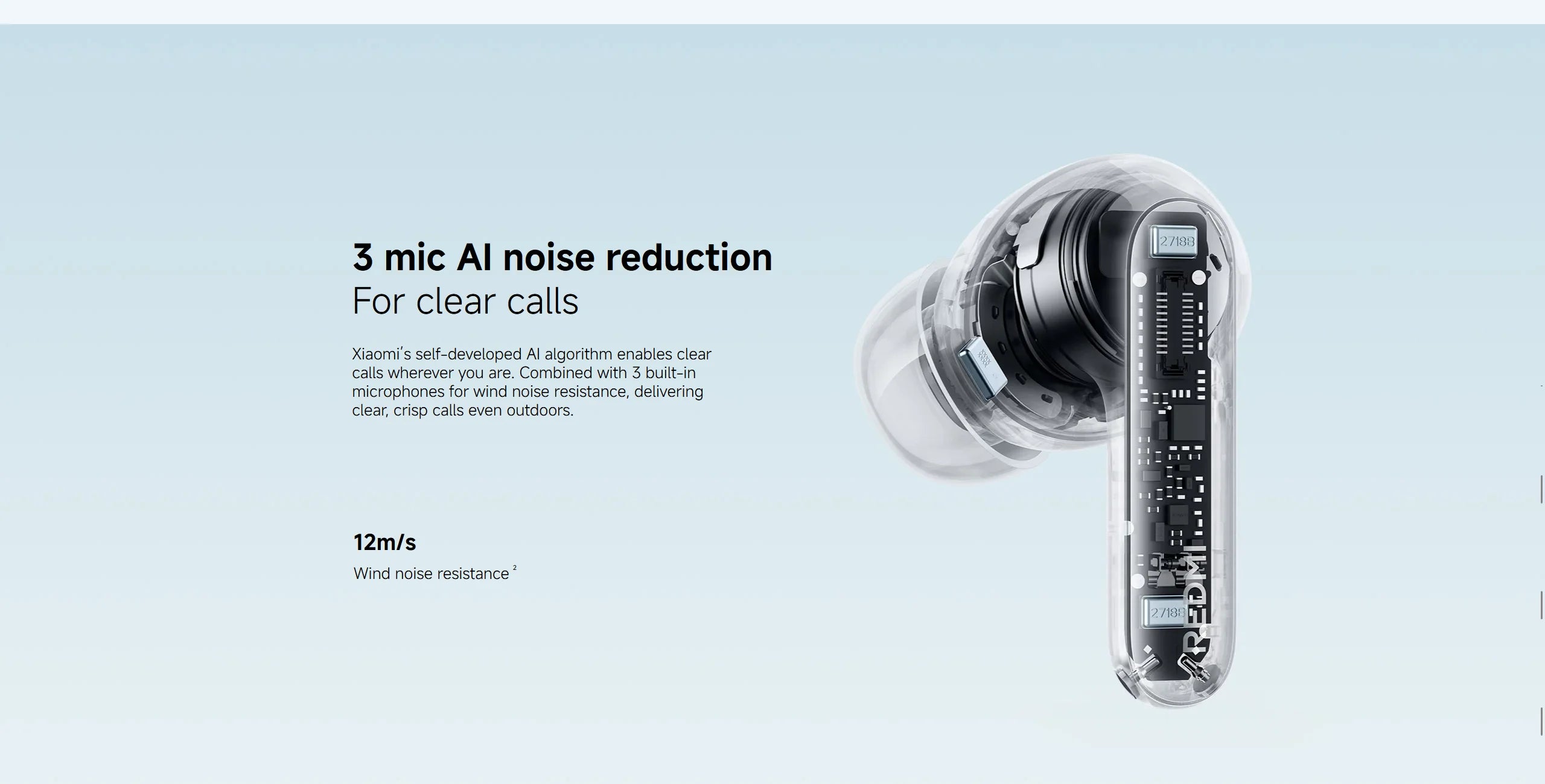 Xiaomi Redmi Buds 8 pro TWS Bluetooth 5.4 Earphones with 3MIC AI 55dB ANC 35H Battery Dual Connection Earbuds for Mobile Phone