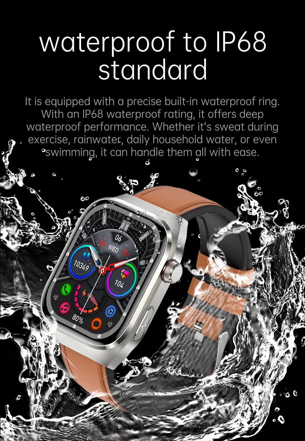 New Nursing Level Blood Pressure Laser Therapy Diagnosis Smart Watch Men Women Clock ECG+PPG Uric Acid Lipid Heart Rate Watches