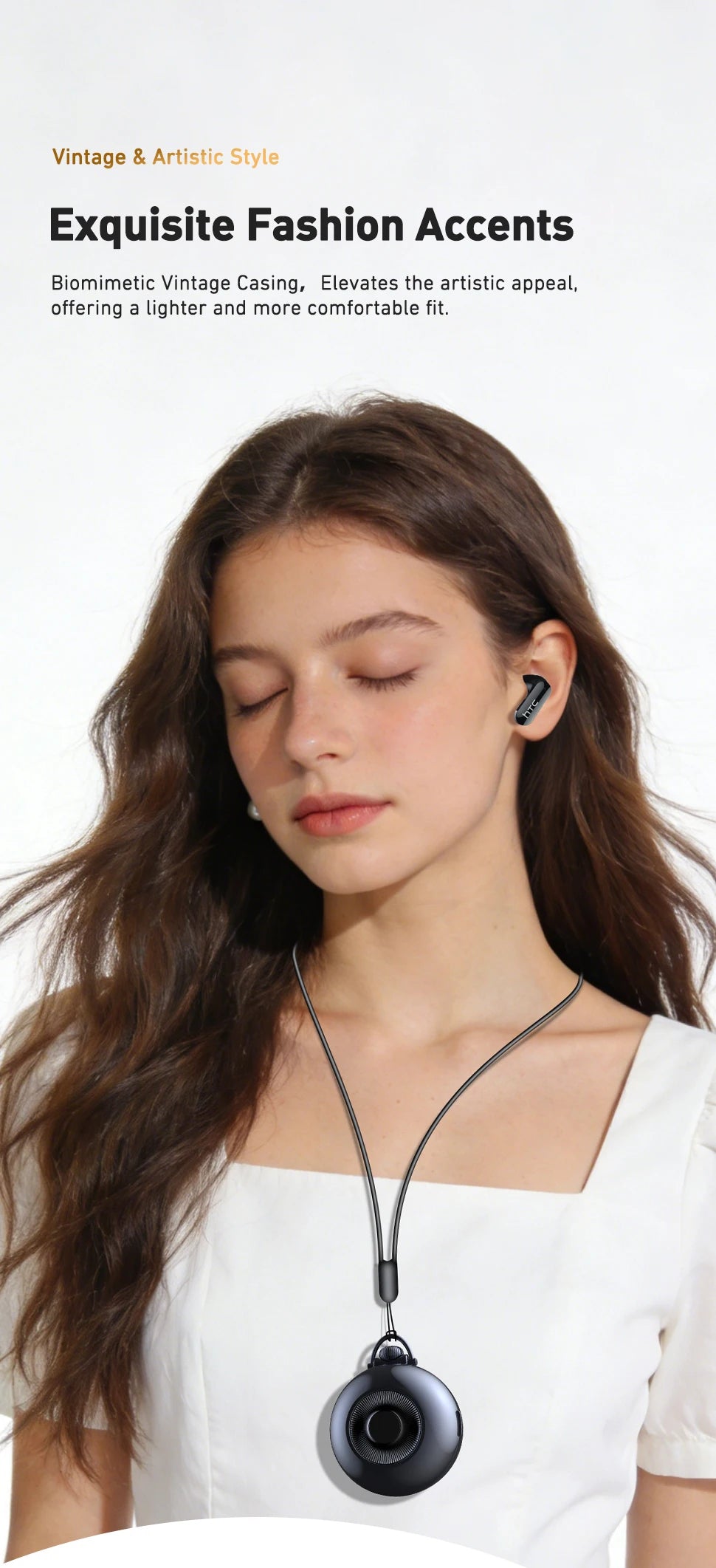 Ai Translation Smart Assistant HTC NE71 Wireless Bluetooth Earphones Headphones Full HD LCD Display Headset Music Sports Earbuds