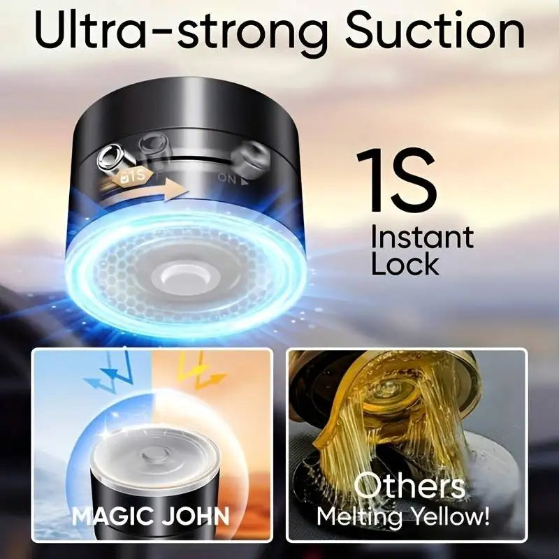 Car Magnetic Phone Holder Adjustable Rotating Suction Hands-Free Cell Phone Mount for Desktop Stand Accessory Durable Car Part