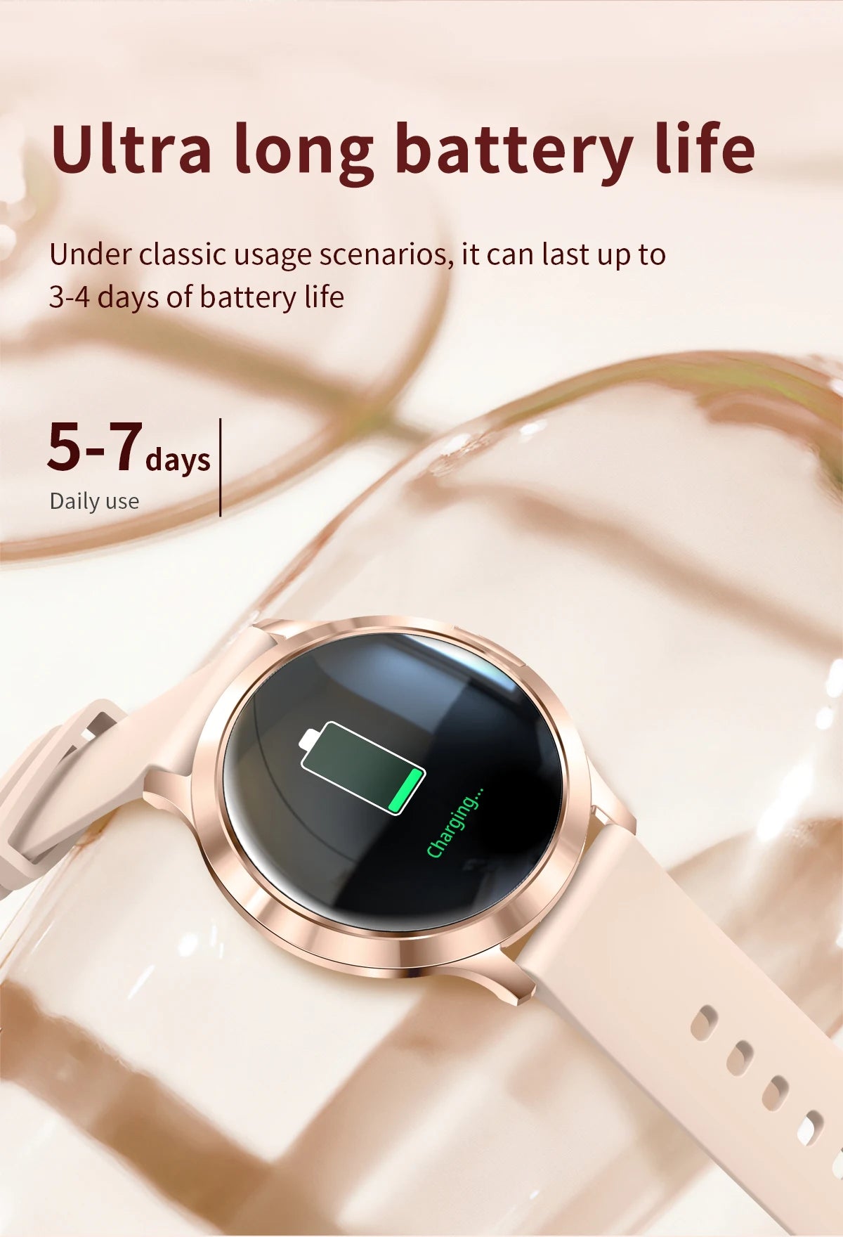 2025 New 1.32inch AMOLED Smart Watch Women GPS Trajectory Heart Rate Bluetooth Call Always Display Lady Smartwatches Men For IOS