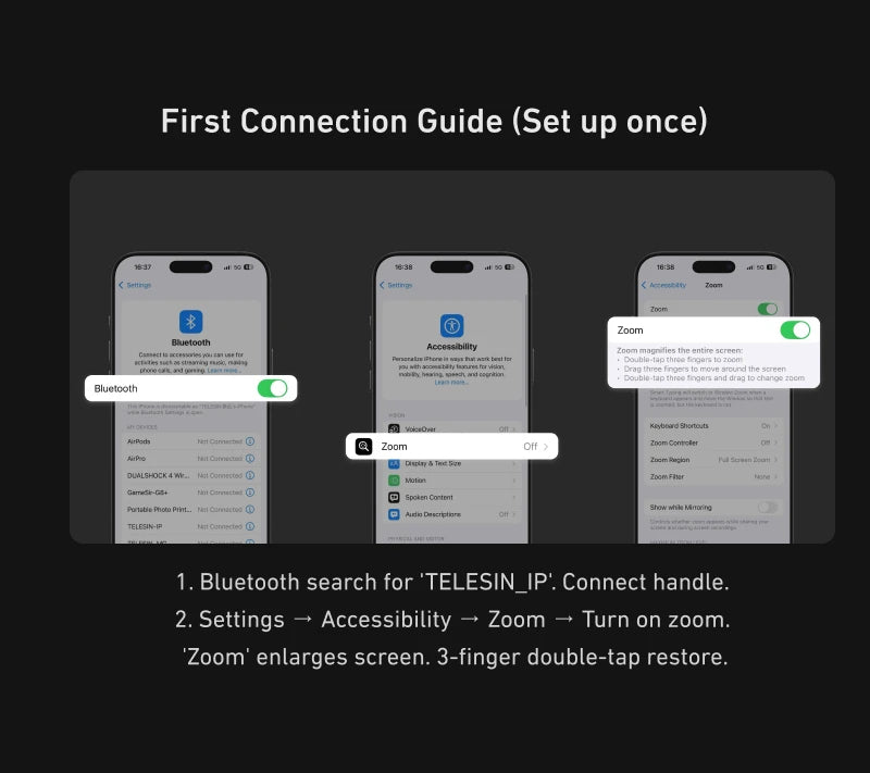 TELESIN Master Grip Set for iPhone 17 pro pro Max - Magnetic Phone Holder with 3200mAh Power Bank & Wireless Charging Hand Grip