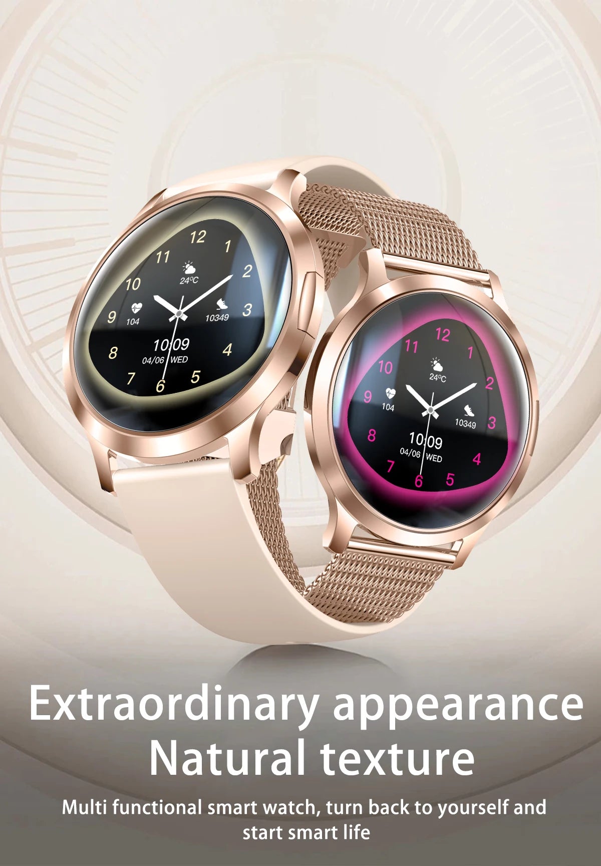 2025 New 1.32inch AMOLED Smart Watch Women GPS Trajectory Heart Rate Bluetooth Call Always Display Lady Smartwatches Men For IOS