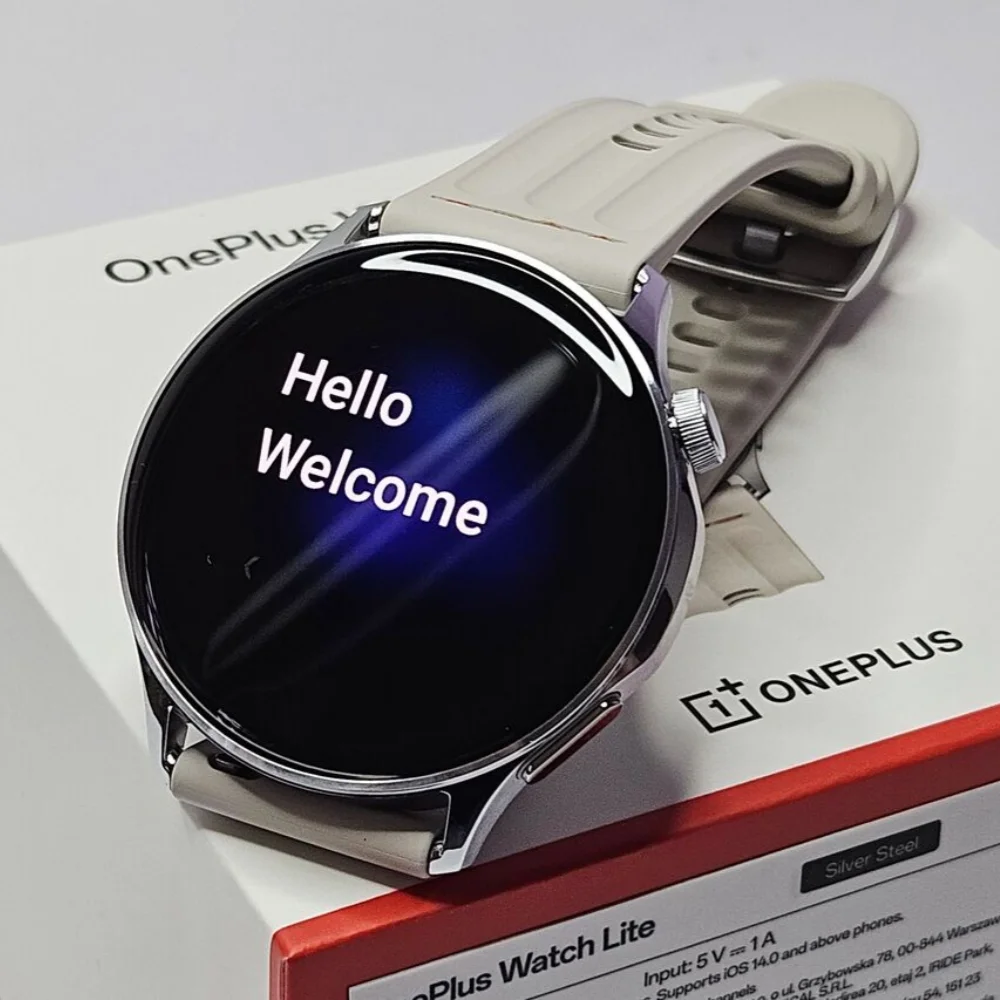 World Premiere OnePlus Watch Lite Smart Watch Global Version Up to 10 Days of Battery Life Dual Band GPS 1.46'' AMOLED Display