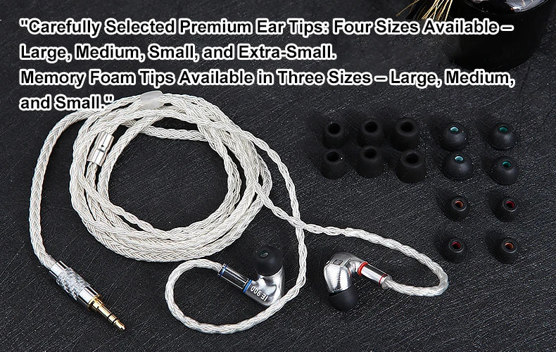 IE900 original unit high-end customized in ear high fidelity wired earphones with mmcx interface, universal for mobile phones