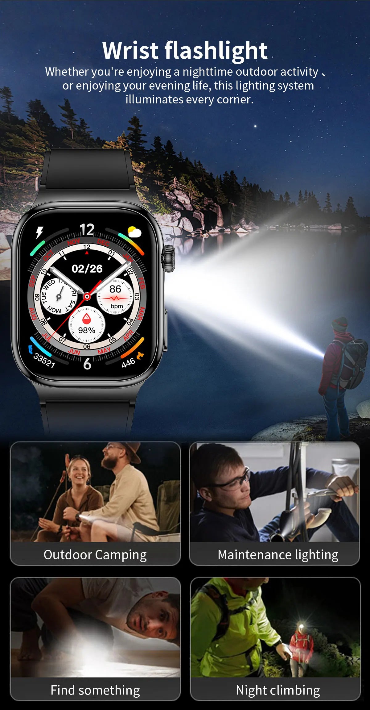2026New Smart Watch Men Women AI Human Health diagnosis ECG+HRV Blood Pressure Uric acid Blood lipid Bluetooth Call Smartwatch