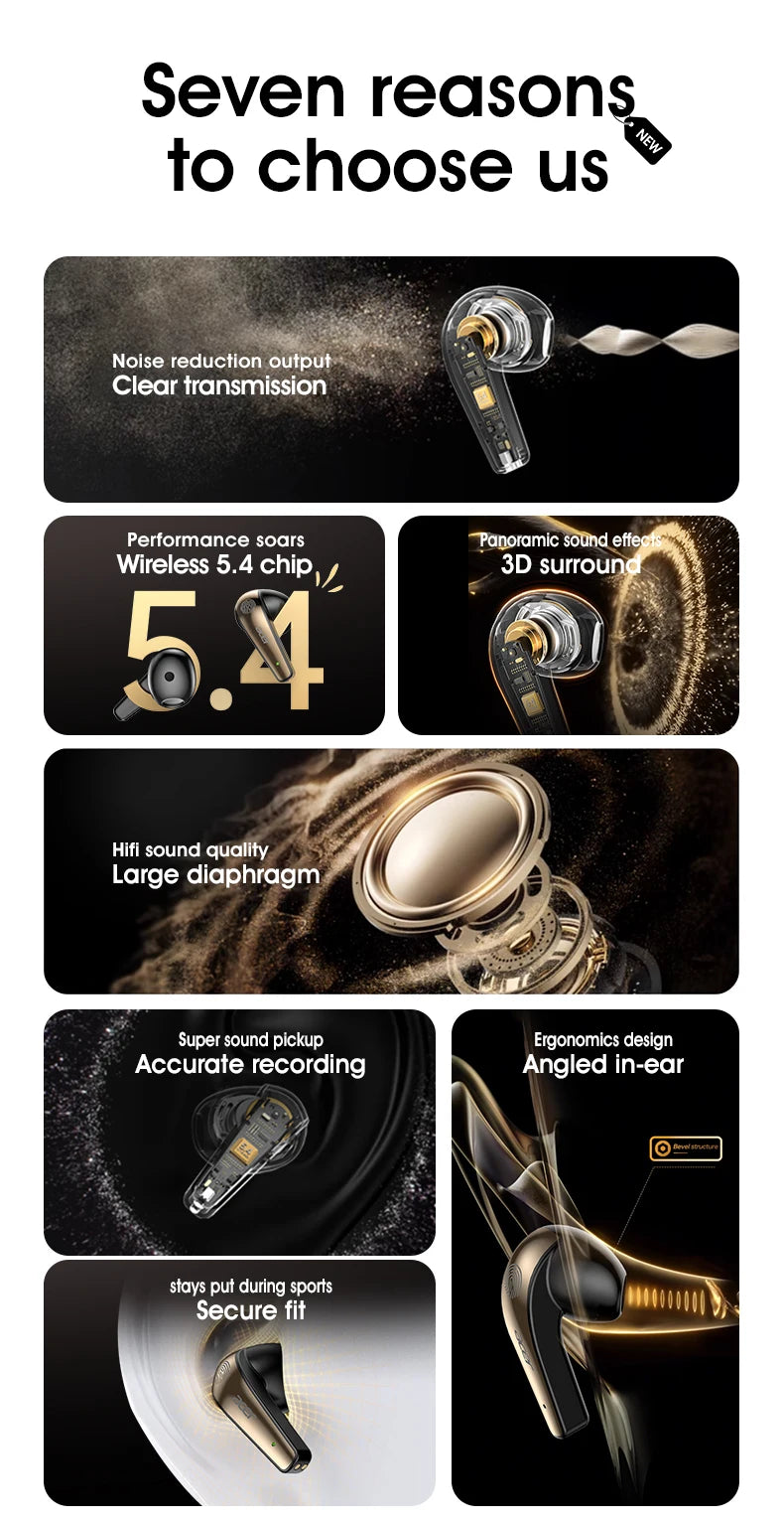 [Official Acer Product] Ohr554 New Wireless Bluetooth Headphones In-Ear Design Comfortable for Wearing Sports Running Calls Noise Reduction Stereo Sound Quality