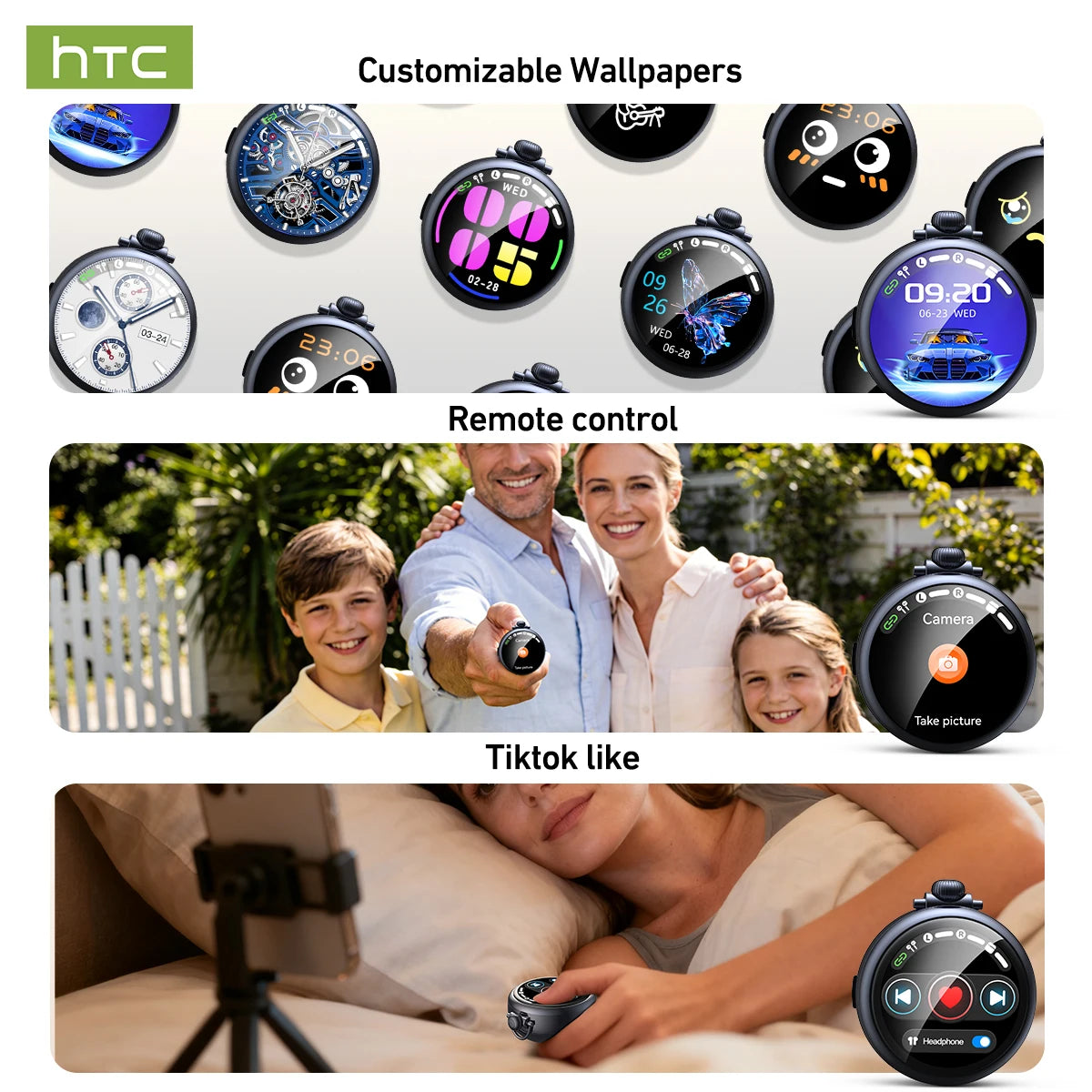 Ai Translation Smart Assistant HTC NE71 Wireless Bluetooth Earphones Headphones Full HD LCD Display Headset Music Sports Earbuds