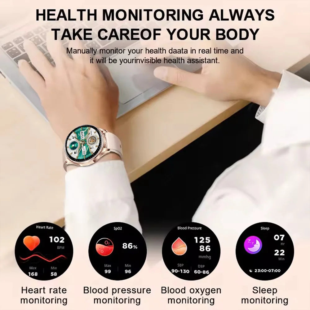 2026 new 2-In-1 TWS Headset Smart Watch 1.43" Women Men Sport Fitness motion Tracker Watches Earphone Music Smartwatch