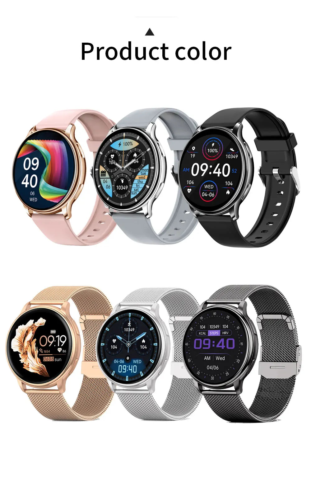 MEVADEN 1.32 inch Luxury Smartwatch Bluetooth Call Women Fashion Sports Fitness Tracker Health Monitor Smart Watch for Ladies