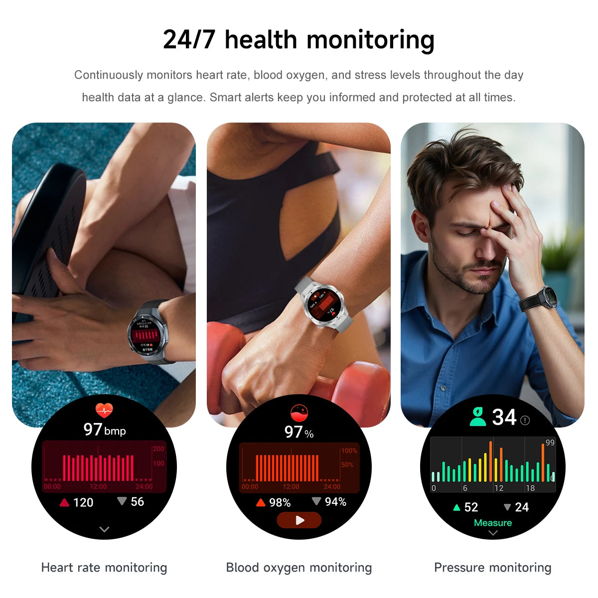 2026 New Luxury GPS Smart Watch Men Compass Altimeter 3ATM Waterproof Health Monitor Bluetooth Call Business Sports Smartwatch