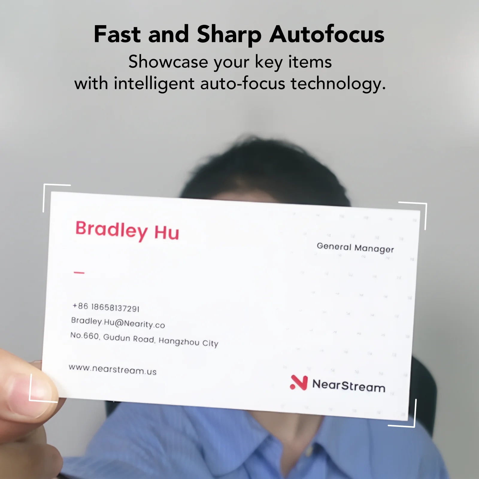 NearStream V02-AF Webcam 1080P@60FPS