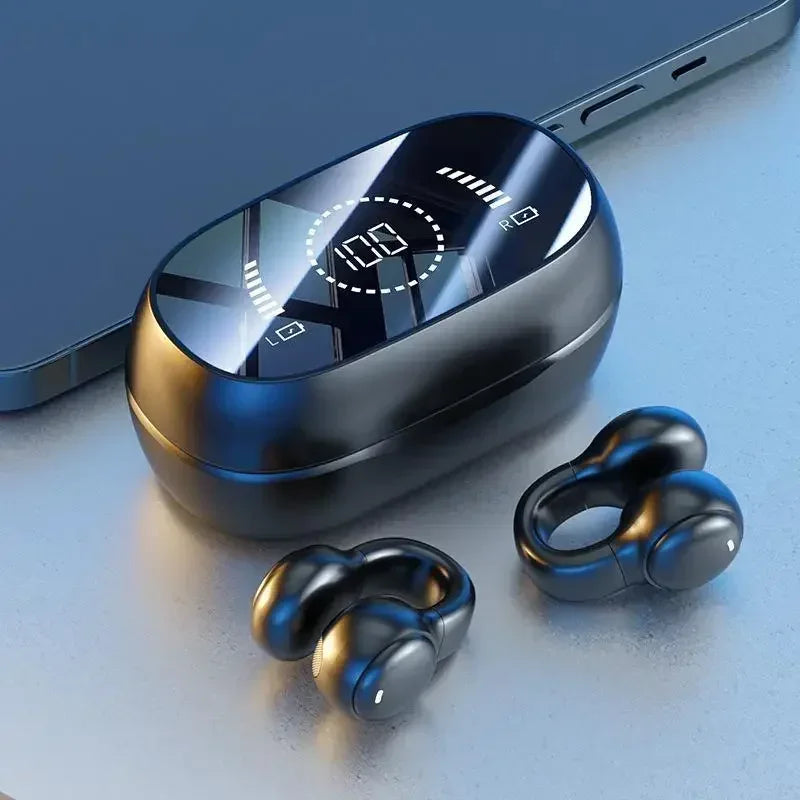 New Model 2026 X51 Wireless Earbuds Bluetooth Headset Charging Earphones Bone Conduction Headphones Sport With Mic free