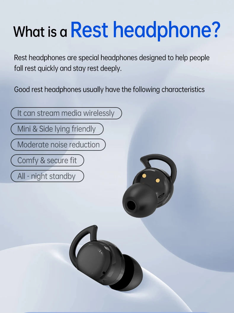 [Official Acer Product] Ohr557 Wireless Bluetooth Headphones In-Ear Design Sleep Headphones Comfortable for Wearing Sports Running Fitness Compatible with Mobile Phones Tablets Laptop Devices