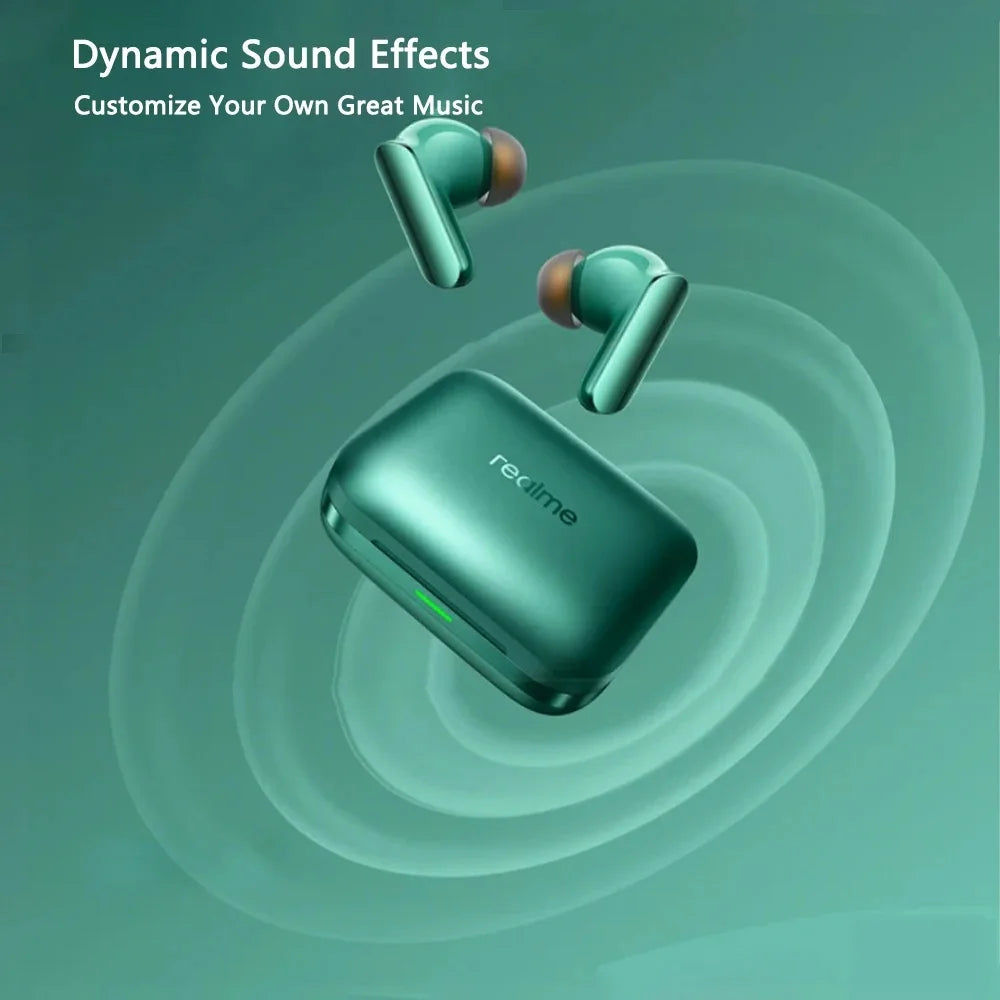 Global Version realme Buds Air 7 Pro 53dB Active Noise Cancelling True Wireless Earphone 48Hour Battery Bluetooth 5.4 Headphone