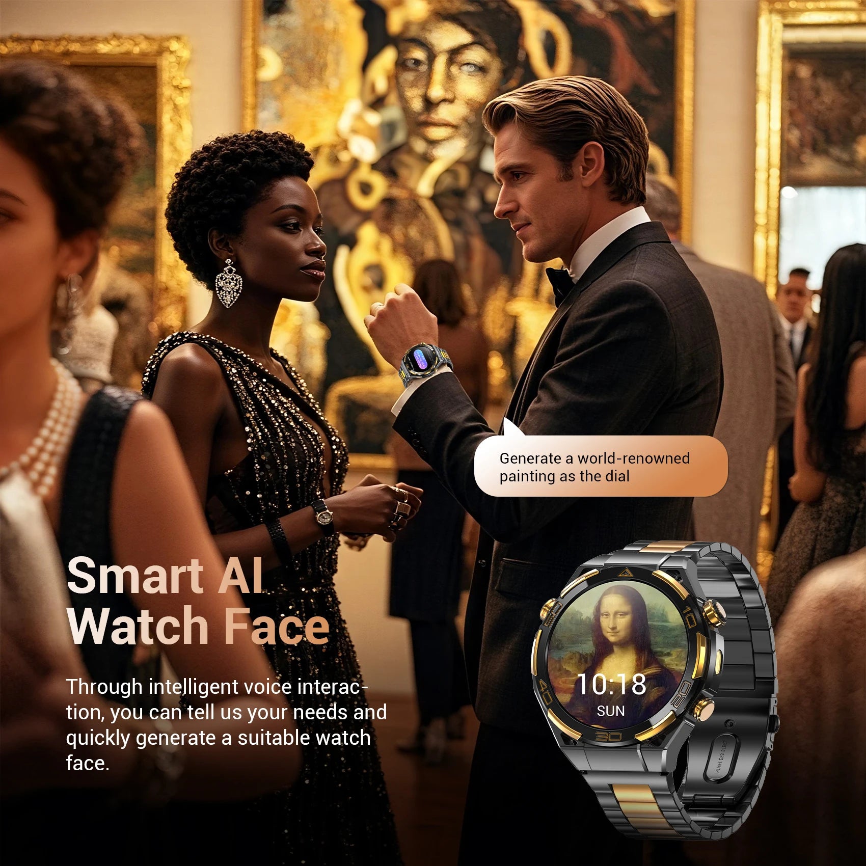 New Blackview W90 Pro GPS Smart Watch 1.43" HD AMOLED Display, 900mAh/ 20Days Standby Bluetooth Waterproof Sport Watch for Men
