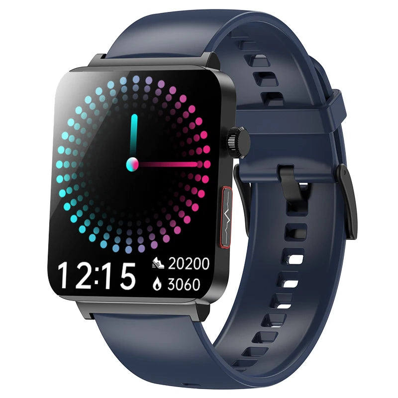 KS03 PRO Health Smart Watch For Men Women Bluetooth Calling Fitness Tracker Smartwatch E/C/G Test Outdoor 1.96" Large Screen SOS