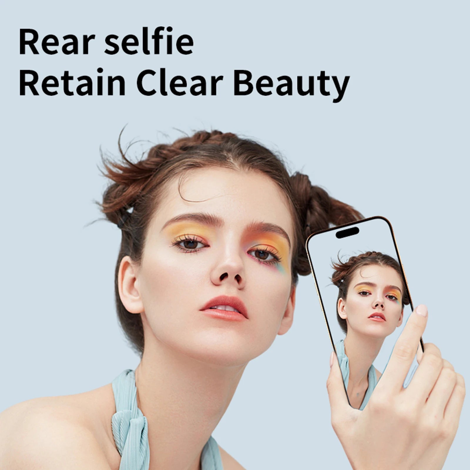 Magnetic Smartphone Monitor Screen – Rear Camera Vlog & Selfie Display for Live Streaming & Video Recording (Android & iPhone)