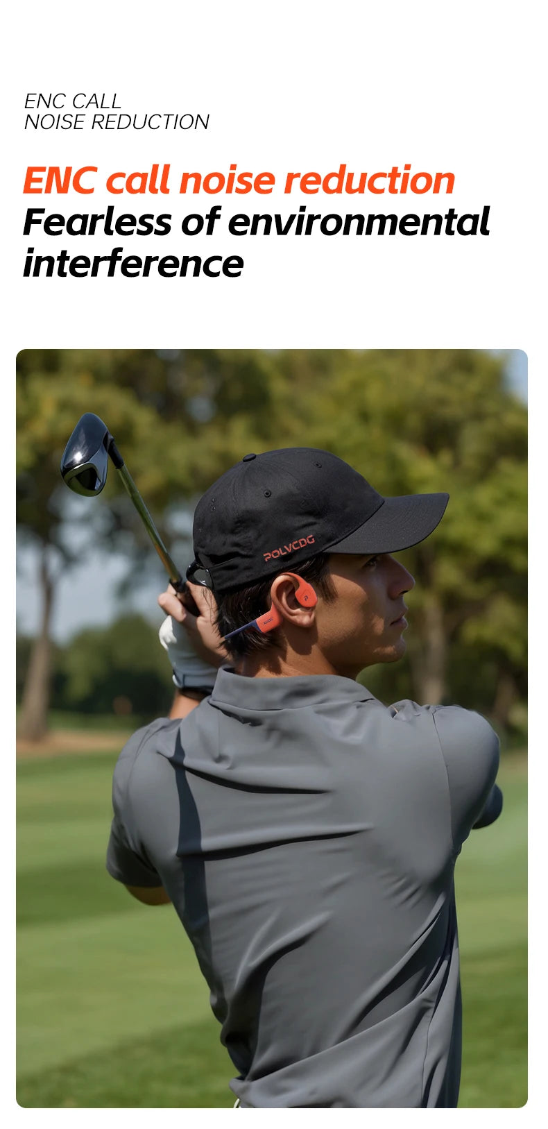 POLVCDG bone conduction earphones IPX8 waterproof 32GB memory Bluetooth 5.4 silicone material 2024 new product X16