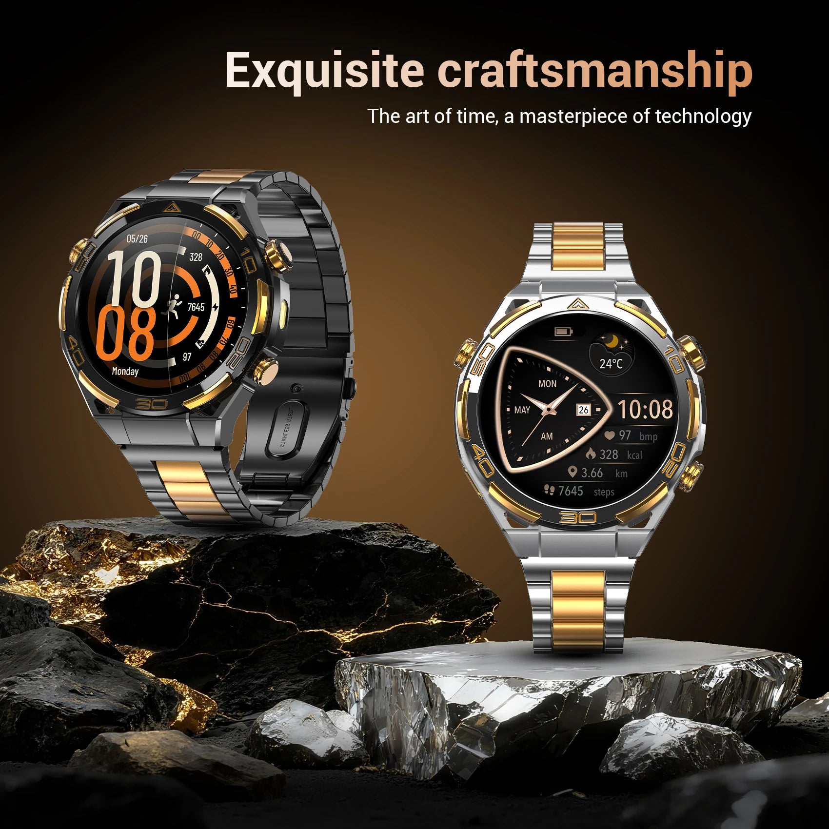 New Blackview W90 Pro GPS Smart Watch 1.43" HD AMOLED Display, 900mAh/ 20Days Standby Bluetooth Waterproof Sport Watch for Men