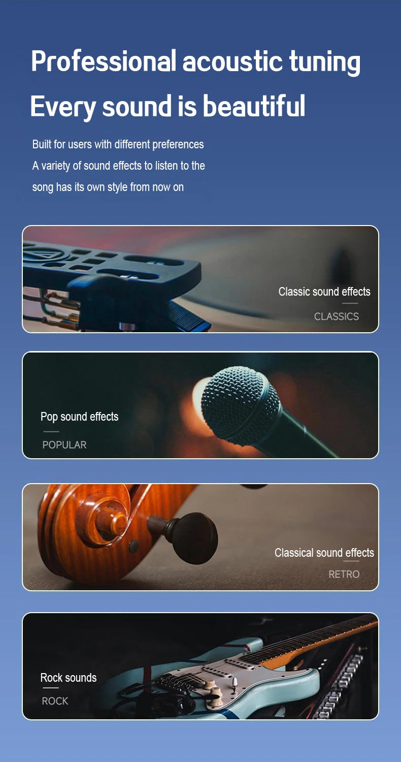 Bluetooth Earphone Wireless Headphone HiFi Stereo Sport Gaming Headsets ENC HD-Calling Noise Reduction Earbuds For Xiaomi iPhone