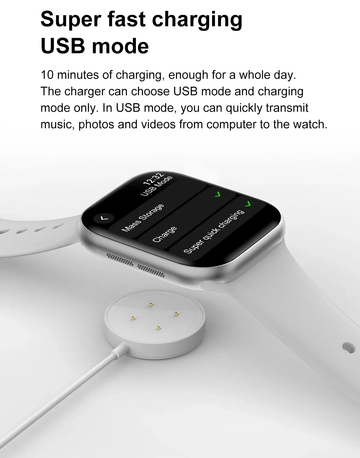 2025 New Original for Apple DT Watch 10 Smart Watch Men AMOLED 4GB Memory Music 3D Surround BT Call Waterproof smart watch Woman
